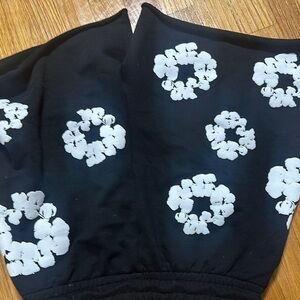 Denim & Flower Black and White Floral Men's Shorts never worn